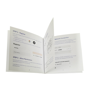 Folleto impreso Etiqueta colgante de folleto de información de producto personalizado de alta calidad - Product Image 1