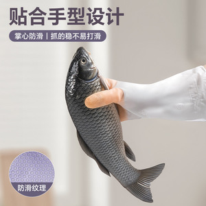 Durable Dishwashing Gloves Thickened Waterproof <b>Rubber</b> Gloves For Kitchen Cleaning Cooking Laundry Household Use - Product Image 4