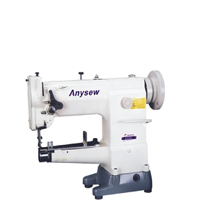 Machine à coudre industrielle à bras cylindrique et alimentation par entraînement pour cuir AS2628 - Product Image 1