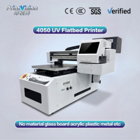 Imprimante UV à plat A3 4050 à double tête XP600 I1600, petite machine d'impression UV à plat pour bouteilles et boîtes, UV Drucker