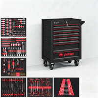Armoire à outils roulante en acier à 7 tiroirs haute capacité, glissières à billes lisses, OEM disponible, capacité de charge de 300 kg pour les professionnels