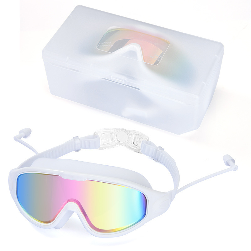 Étui à lunettes électrolytique blanc irisé