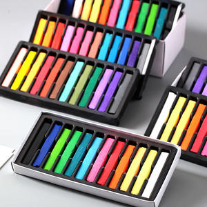 Juego de Tizas Personalizadas para Estudiantes y Profesionales, Dibujo Artístico a Mano, Colores Pastel para Pizarra, 12 Tizas de Colores - Product Image 2