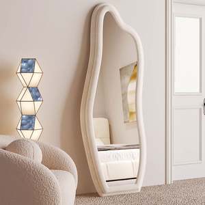 Miroir mural ondulé irrégulier de grande taille pour salle de bain, décoration intérieure, miroir de corps entier, miroir de sol, espejo, miroir - Product Image 4