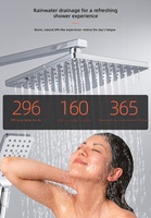 Ensemble de douche de salle de bain moderne de luxe en laiton doré poli, avec pistolet de bidet à main haute pression 4 voies et fonction pluie, vente en gros