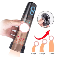 Pompe à pénis en silicone pour hommes, masturbateur à pression d'air, manchon en ABS, appareil de bien-être pour adultes
