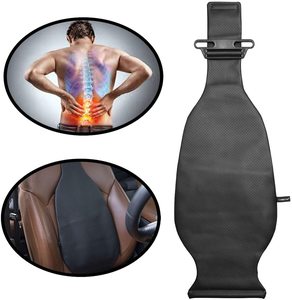 Housse <span class=keywords><strong>de</strong></span> siège <span class=keywords><strong>de</strong></span> <span class=keywords><strong>voiture</strong></span> en cuir avec support lombaire et <span class=keywords><strong>dossier</strong></span> à mouvement d'air pour soulager les douleurs lombaires et un soutien postural personnalisé - Product Image 2