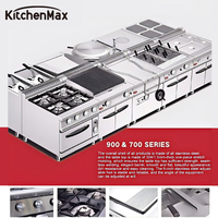 Peralatan Dapur Komersial Lengkap KitchenMax untuk Restoran, Hotel, Buffet, KFC, Katering Makanan Cepat Saji dengan Kompor Gas dan Oven