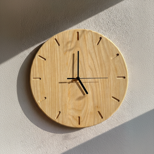 นาฬิกาแขวนผนังไม้ งานฝีมือ ขายส่ง |   งานคุณภาพระดับพรีเมียม |   โรงงานผลิตจำนวนมาก จัดจำหน่าย - Product Image 1