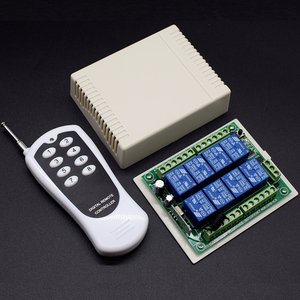SMG 433MHz DC 24V modulo relè a 8 canali Wireless <span class=keywords><strong>RF</strong></span> interruttore di controllo remoto trasmettitore e ricevitore - Product Image 5