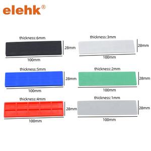 ELEHK - Placa de Plástico para Ajuste de Ventanas, Empaquetador de Plástico, Cuñas en Forma de <span class=keywords><strong>Herradura</strong></span>, Empaquetador para Acristalamiento, Cuñas Tipo U para Construcción, 75 mm, 100 mm - Product Image 2