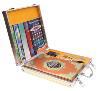 2024 luxe or coran livre ensemble avec corail stylo nouvel an cadeau islamique pour les lecteurs de lecture du coran