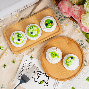 Llaveros de Pastel de Uva Verde - Mini Llaveros de Plástico con Forma de Postre para Regalos, Recuerdos y Accesorios - Product Image 6