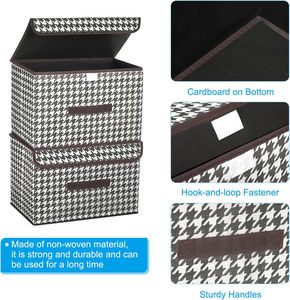 Non-woven Fabric Household Quilt Storage <b>Bag</b> Clothes Blanket Organizer <b>Foldable</b> Clothing Storage <b>Bag</b> - Product Image 3