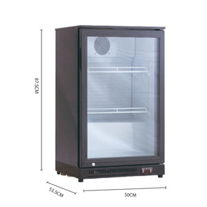 <span class=keywords><strong>Bar</strong></span> comercial de 0,5 M, exhibición de bebidas, refrigerador de vidrio de una sola Puerta, <span class=keywords><strong>Mini</strong></span> <span class=keywords><strong>Bar</strong></span>, <span class=keywords><strong>nevera</strong></span> para el hogar, refrigeración por aire, temperatura única - Product Image 2