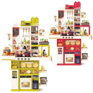 Samtoycn 103CM <span class=keywords><strong>Cuisine</strong></span> Jouet pour Enfants, Ustensiles de <span class=keywords><strong>Cuisine</strong></span> Réalistes, Grande <span class=keywords><strong>Cuisine</strong></span> Jouet pour Filles, Ensemble de <span class=keywords><strong>Cuisine</strong></span> Jouet Électrique pour Garçon avec Fonction Eau - Product Image 1