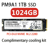 Disque SSD PM9A1 M.2 2280 Nvme Pcie Gen 4.0x4 intégré, adapté aux ordinateurs 256G 512GB 1TB 2TB