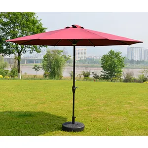 야외 중앙 열 정원 태양 우산 양산 방수 파티오 우산 파라솔 비치 파라솔