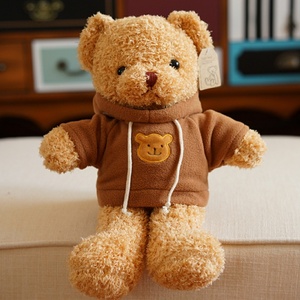 Orsacchiotto Personalizzato Super Morbido in Cotone Organico e Peluche Lungo con Imbottitura in Cotone PP Design con Maglietta - Classico Animale di Peluche Unisex - Product Image 5