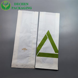 Bolsas de Papel Kraft, Bolsas de Cartón con Cierre Metálico, Logotipo Impreso Personalizado, Desechables, Biodegradables, Resistentes a la Grasa, para Llevar, Pequeñas, Blancas y Marrones - Product Image 3