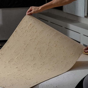 Nuevo Diseño de Piedra Flexible 3D para Exteriores, Travertino Beige, Loseta de Pared de Gran Formato, Alternativa al Papel Tapiz Interior - Product Image 6