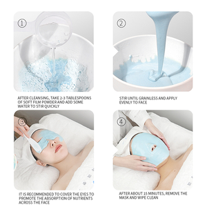 Masque en gelée de théier naturel coréen personnalisé OEM, poudre de masque en gelée, blanchissant, hydratant, masque facial, masque en gelée de charbon de bambou - Product Image 6