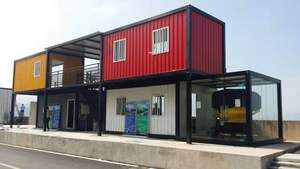 Container Bar Caffè Mobile da 20 piedi, Chiosco Prefabbricato in Stile Legno con Pannelli Sandwich e Materiale in Acciaio - <span class=keywords><strong>Vendita</strong></span> <span class=keywords><strong>di</strong></span> Tiny House - Product Image 5