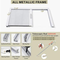 Persianas Enrollables Modernas Integradas para Claraboyas, con Tela Impermeable, Inalámbricas, Tipo Panal, para Ventanas