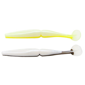 Selco tête plate double couleur différentes tailles appâts souples artificiels pêche <span class=keywords><strong>en</strong></span> mer - Product Image 3