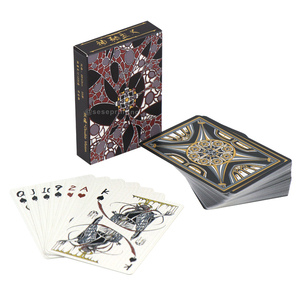Fabricant de jeux de cartes à jouer amusants en feuille d'or personnalisés Cartes de poker à impression couleur avec boîte d'emballage - Product Image 1