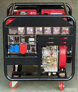 เครื่องกำเนิดไฟฟ้าไซน์เวฟคุณภาพสูงแบบเงียบ 5kW 7.5kW 10kW 12kW 15kW พกพาได้ 48V สำหรับสำรองไฟบ้าน 2V92F ประหยัดน้ำมัน - Product Image 4