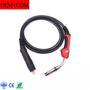 Antorcha de Soldadura <span class=keywords><strong>MIG</strong></span> Tipo <span class=keywords><strong>BINZEL</strong></span> 36KD de 4M, Antorcha de Soldadura Refrigerada por Aire con Conector Europeo MB36KD 014.0144 - Product Image 3