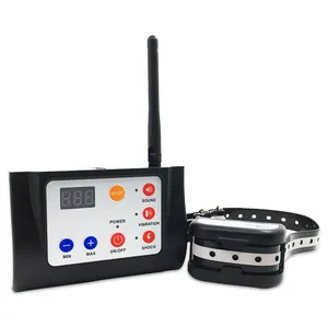 Recinzione Cane Wireless 1640ft Raggio Piedi sistema di Controllo Remoto Ricevitore Collare Impermeabile e Ricaricabile Dog Elettrico Fence