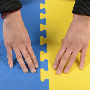 Alfombra de suelo entrelazada de espuma EVA colorida, alfombrilla de <span class=keywords><strong>Karate</strong></span> y Taekwondo para la práctica de gateo de los niños - Product Image 5
