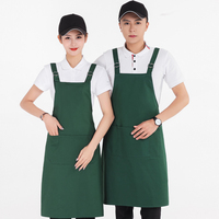 Tablier de cuisine personnalisé avec logo, sans manches, 2 poches, design sur mesure, pour le nettoyage et la cuisine