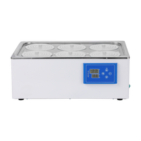 Bain-marie thermostatique de laboratoire à température constante, capacité 2 bacs