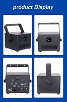 Projecteur d'animation 3D RVB 5W pleine couleur, lumière laser DJ disco, lumière laser sans fil DMX pour boîte de nuit, événement, scène, fête