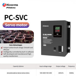 Régulateur de tension automatique AC PC-SVC 3-5KVA, stabilisateur de type servomoteur, montage mural, affichage LED, monophasé, régulateur AVR - Product Image 2