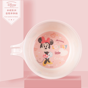 Bol de dessin animé <span class=keywords><strong>Disney</strong></span> Donald Duck, poignée <span class=keywords><strong>princesse</strong></span>, design moderne et antidérapant, vaisselle en mélamine pour bébé pour Noël, repas pour enfants - Product Image 4