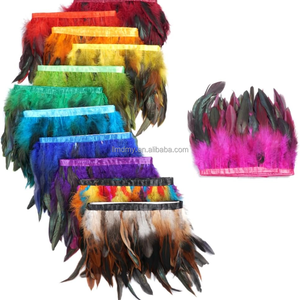 <span class=keywords><strong>Frange</strong></span> de plumes durable pour accessoire de costume, spectacle burlesque et décoration de masque DIY - Product Image 2