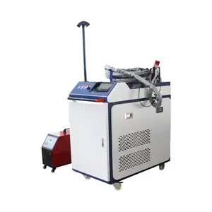 Máquina de Soldadura Láser de Fibra Portátil y Económica de 2000W con Control PLC para Metal, Enfriador de Agua, Cabezal de Soldadura Láser 5 en 1 - Product Image 2
