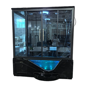 Cabine de sauna à vapeur de salle de bain de luxe enceinte de <span class=keywords><strong>baignoire</strong></span> de massage à remous avec caractéristiques de salle de <span class=keywords><strong>douche</strong></span> haut de gamme - Product Image 3