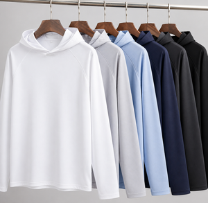 Clothing Manufacturers Custom Moisture Wicking Breathable <b>Running</b> Hiking <b>Men</b>’s Performance <b>Hoodie</b> - Product Image 1