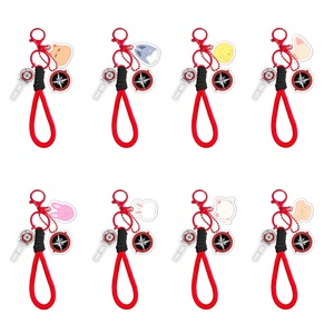 Kpop Stray Kids Phone Rope Pendants Acrylic Key Chain Felix Hyunjin Lee Know Banchan Lightstick LOGO Lanyard Carabiner Pendant