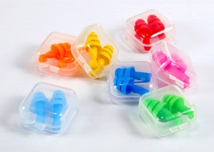 Tappi per le orecchie in silicone a tre strati per albero di Natale insonorizzazione con cancellazione di rumore impermeabili per nuoto per adulti bambini - Product Image 3