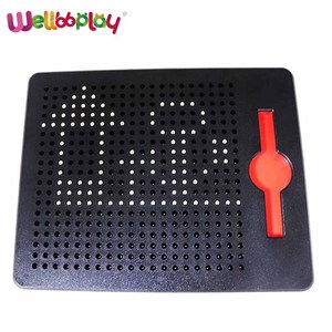 Wellbbplay Erasable Magpad Magnetic <strong>Drawing</strong> Board with Steel <strong>Balls</strong> Plastic Educational Block Set Construction &amp; DIY Toy - Product Image 5