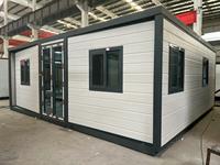 Maison préfabriquée pliable de luxe moderne de 40 pieds, étanche et extensible, pour usage en villa et hôtel