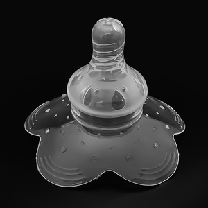 Tétine en silicone PPSU en forme de pétale pour soutien mammaire, stockage manuel du lait, motif imprimé, tailles variables - Product Image 1