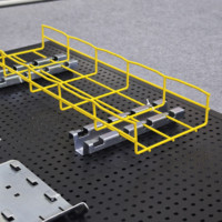 Plateau de câblage en treillis métallique galvanisé pour centre de données et ferme solaire – Système de paniers de câblage en treillis