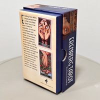 Deluxe Özel Tasarım Tarot Destesi 310gsm Alman Siyah Özlü Şifa Kartları Yumuşak Dokunuşlu Kadife Kaplama ve Yaldızlı Kenarlar İhracat Standardı